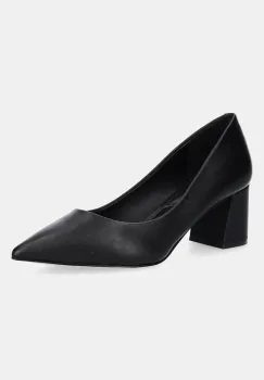 Aldo pantofi de piele YBALELIN culoarea negru, cu toc drept, 14055463 imagine
