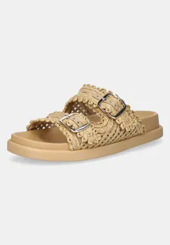 Aldo papuci BOHOCHIC femei, culoarea bej, 13967516 imagine