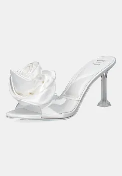 Aldo papuci CINDERELLAMULE culoarea alb, cu toc cui, 14008308 imagine