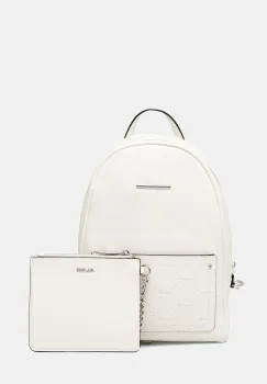 Aldo rucsac ALALANNAA culoarea alb, mic, neted, 13993906 imagine