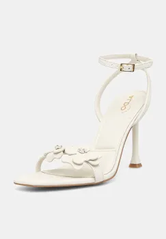 Aldo sandale de piele DAISYLILY culoarea bej, 13965245 imagine
