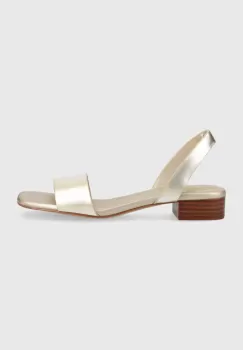 Aldo sandale de piele Dorenna femei, culoarea auriu, 13578727.Dorenna imagine