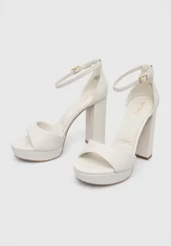 Aldo sandale de piele ENAEGYN2.0 culoarea alb imagine
