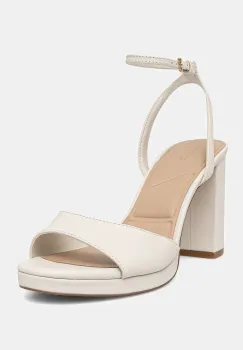 Aldo sandale de piele GRACIOUS culoarea bej, 13966711 imagine