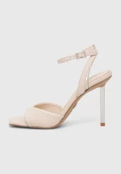 Aldo sandale de piele Lettie culoarea bej, 13743851.Lettie imagine