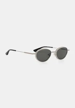 Alexander McQueen ochelari de soare culoarea argintiu, AM0523S imagine