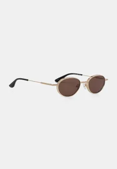 Alexander McQueen ochelari de soare culoarea auriu, AM0523S imagine