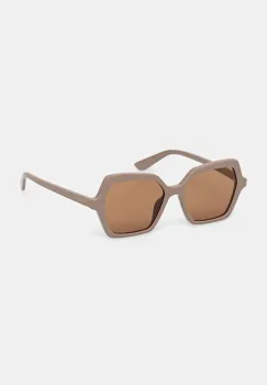 Alexander McQueen ochelari de soare culoarea bej, AM0537S imagine