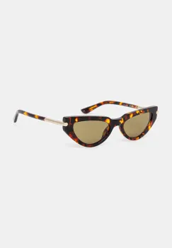 Alexander McQueen ochelari de soare culoarea maro, AM0520S imagine