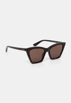 Alexander McQueen ochelari de soare culoarea maro, AM0536S imagine