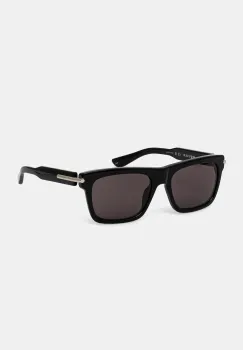 Alexander McQueen ochelari de soare culoarea negru, AM0495S imagine