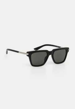 Alexander McQueen ochelari de soare culoarea negru, AM0519S imagine