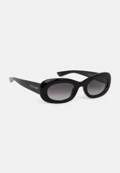Alexander McQueen ochelari de soare culoarea negru, AM0527S imagine