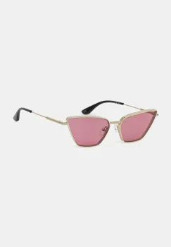 Alexander McQueen ochelari de soare femei, culoarea auriu, AM0501S imagine