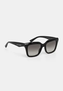 Alexander McQueen ochelari de soare femei, culoarea negru, AM0473S imagine