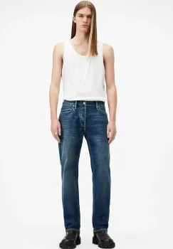 AllSaints blugi din bumbac REID M025EB imagine