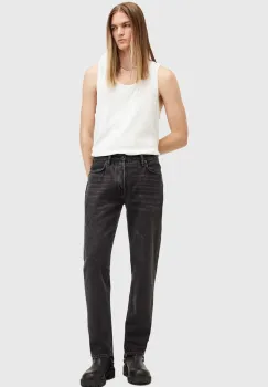 AllSaints blugi din bumbac REID M025EB imagine