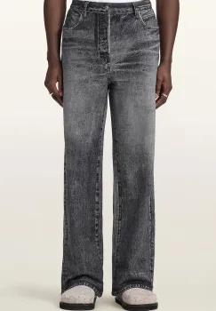 AllSaints blugi wide leg pentru barbati LENNY imagine