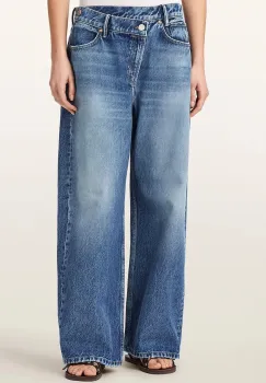 AllSaints  blugi wide leg pentru femei AKI CROSSOVER JEAN imagine