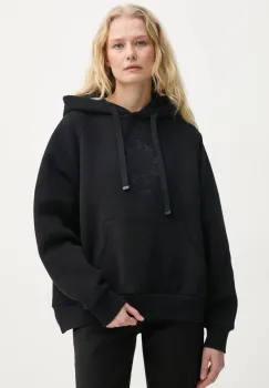AllSaints bluza TIEROTH femei, culoarea negru, cu gluga, cu imprimeu, W171JB imagine