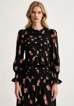 AllSaints  bluza tip camasa pentru femei din bumbac LAUREN imagine
