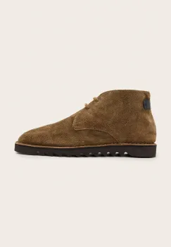 AllSaints  botine pentru barbati din piele Slix Chukka Boot imagine