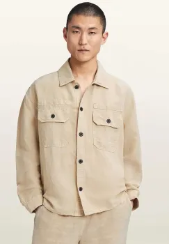 AllSaints camasa pentru barbati, cu in KORTEN imagine