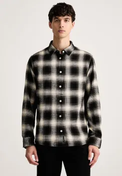AllSaints  camasa pentru barbati din bumbac BASELINE imagine