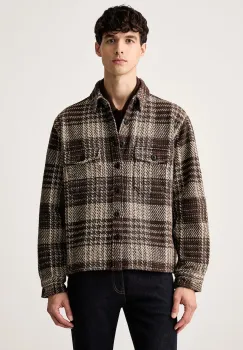 AllSaints  camasa pentru barbati din bumbac VALLE imagine