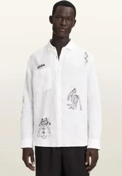 AllSaints camasa pentru barbati, din in TERROR imagine