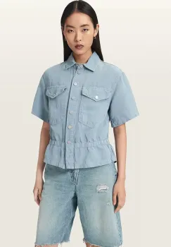 AllSaints camasa pentru femei, cu in TOVE imagine