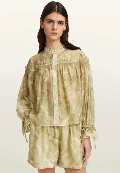 AllSaints camasa pentru femei, cu lyocell DELPHINE imagine