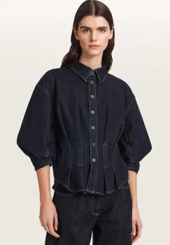 AllSaints  camasa pentru femei din denim NANCY imagine