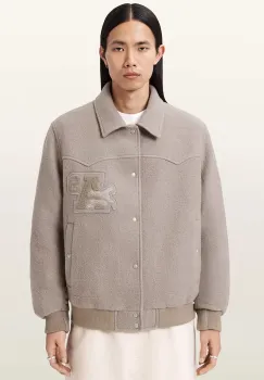 AllSaints geaca bomber Barbati ROYCE imagine