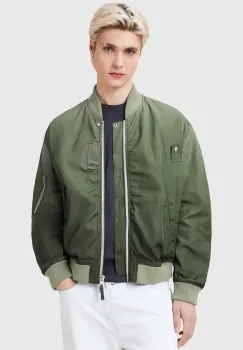 AllSaints geaca bomber CASCADE culoarea verde, de tranzitie, M024OC imagine
