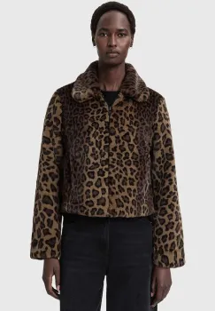 AllSaints geaca culoarea maro, de tranzitie, W080OD imagine