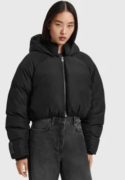 AllSaints geaca culoarea negru, de iarna, W078OD imagine