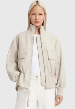 AllSaints geaca de piele FLOR imagine