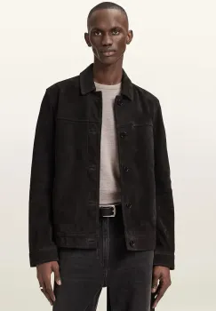 AllSaints geaca de piele NATES imagine