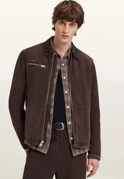 AllSaints geaca de tranzitie barbati de bumbac imagine