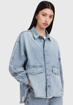 AllSaints geaca din amestec de in HETTIE de tranzitie, oversize, W111PC imagine