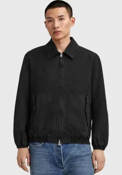 AllSaints geaca HOLMAN culoarea negru, de tranzitie, M004OD imagine