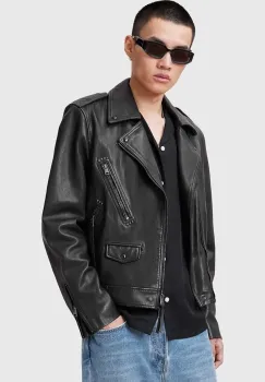AllSaints geaca RONNET culoarea negru, de tranzitie, M016LC imagine