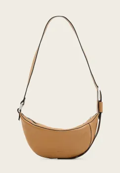 AllSaints geanta croissant pentru femei din piele LUNA imagine