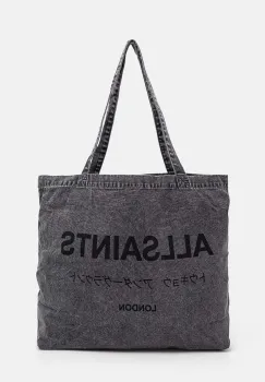 AllSaints geanta de bumbac culoarea negru, M170XB imagine