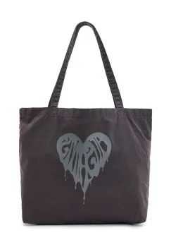 AllSaints geanta de bumbac TRIPP culoarea gri, M137XD imagine