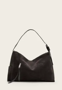 AllSaints geanta de mana din piele intoarsa ALBA imagine