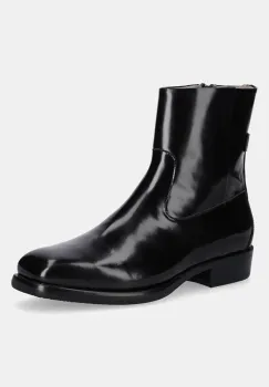 AllSaints ghete de piele MILTON BOOT culoarea negru, M031FD imagine