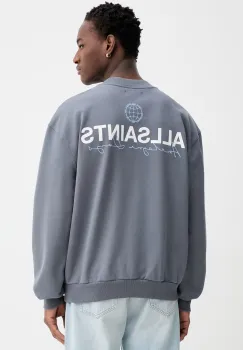 AllSaints hanorac de bumbac EMBLEM imagine