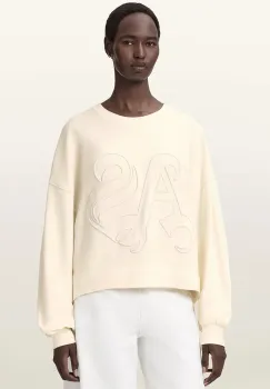 AllSaints hanorac de bumbac LILA imagine